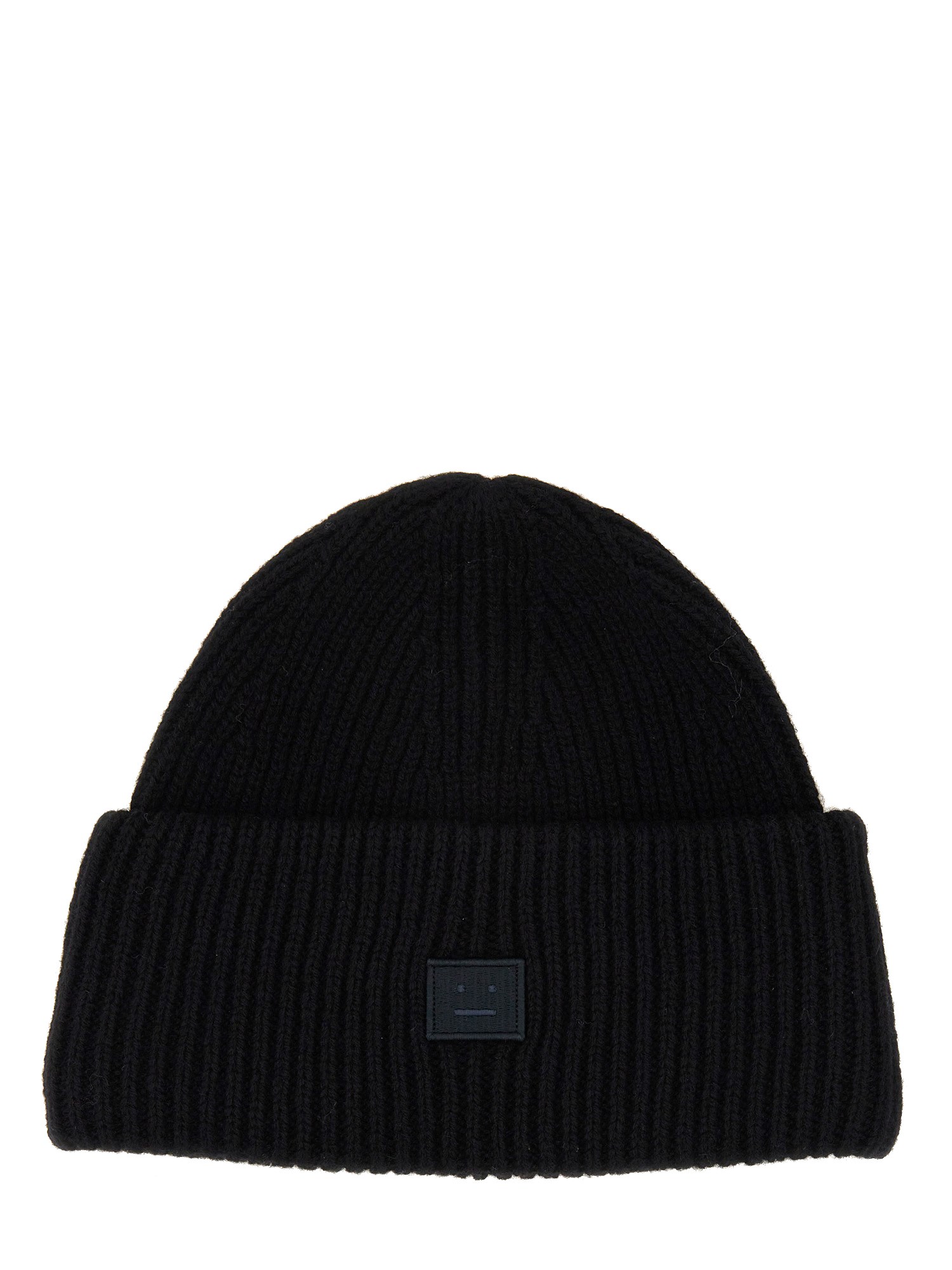 ACNE STUDIOS    BEANIE HAT WITH PATCH FACE