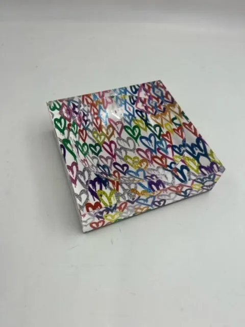 Acrylic Square Catchall Dish Various Designs