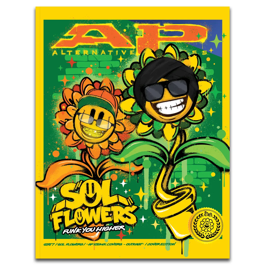 ALTERNATIVE PRESS APRIL 2022 ISSUE FEATURING SOL FLOWERS: OUTKAST TRIPLE MAGAZINE BUNDLE