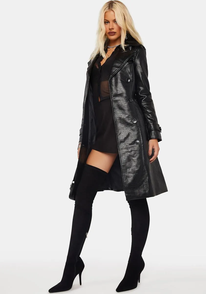 Astro-Scorpio Trench Coat
