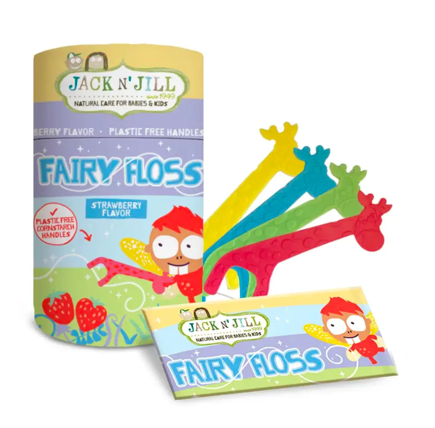 Biodegradable Fairy Floss Picks - 30 Count