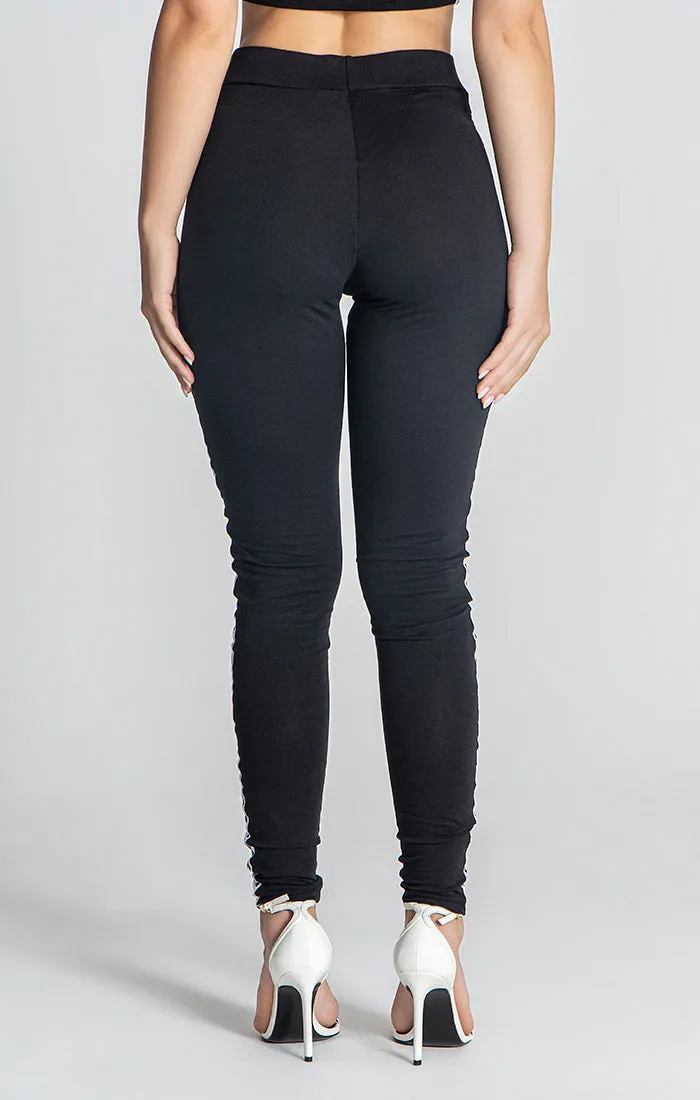 Black Message Leggings