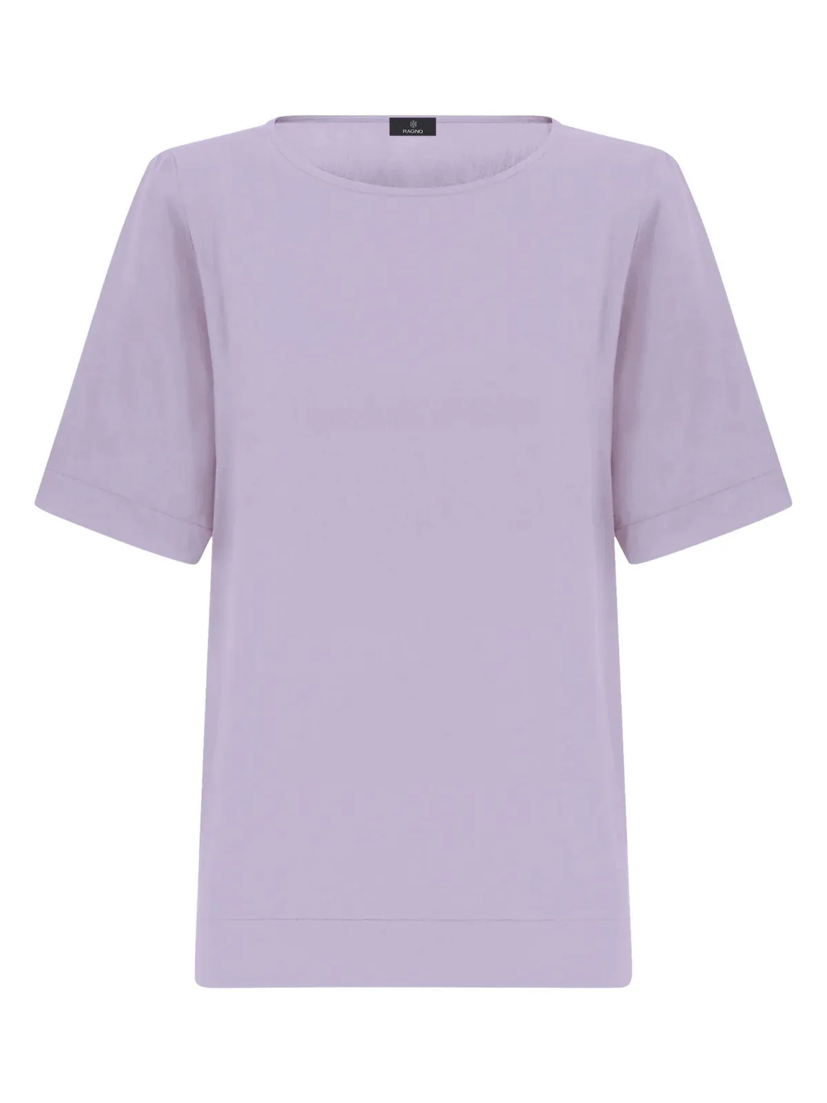 Blusa a manica corta in eco seta Dm64s7 - RAGNO