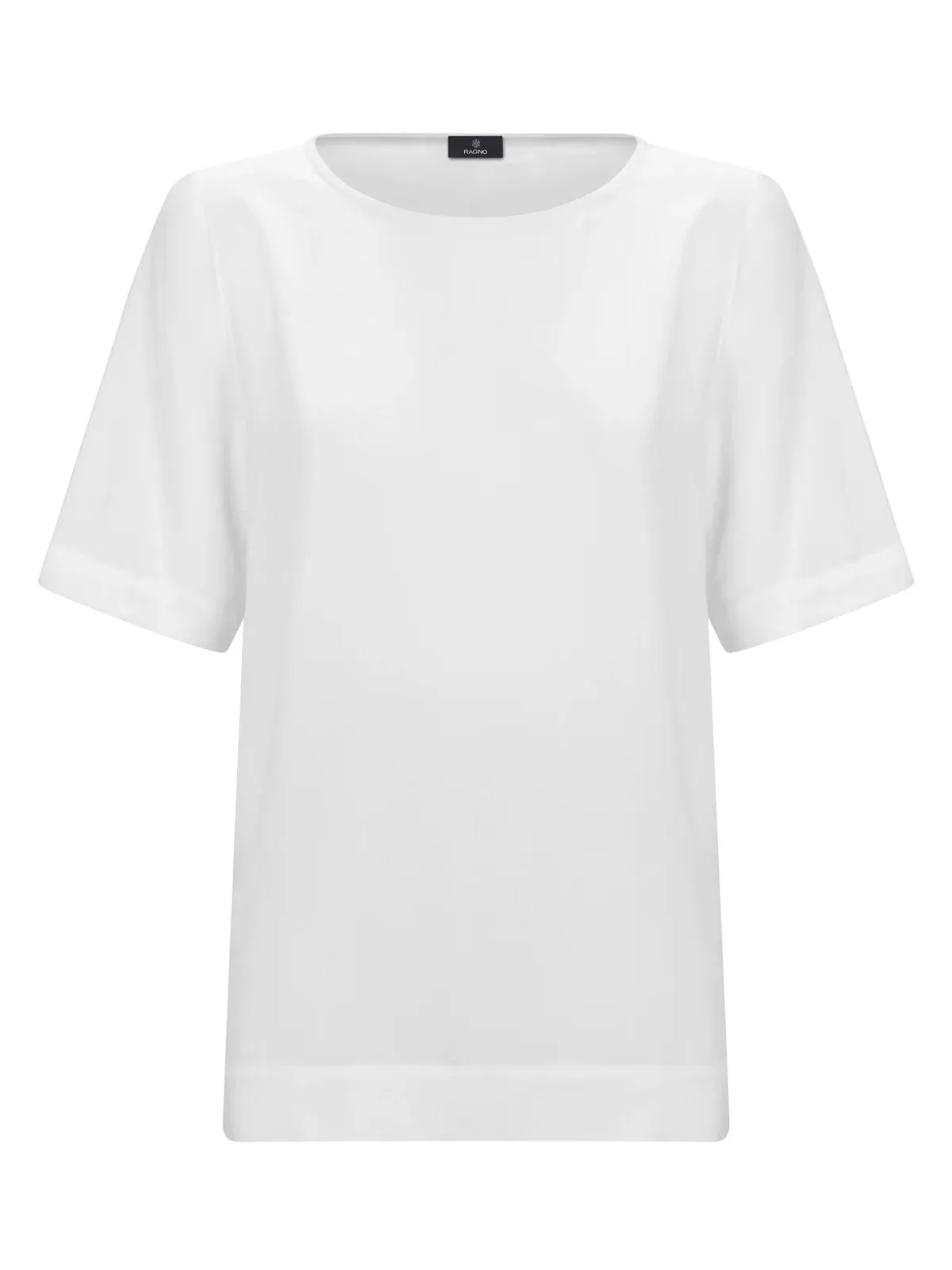 Blusa a manica corta in eco seta Dm64s7 - RAGNO