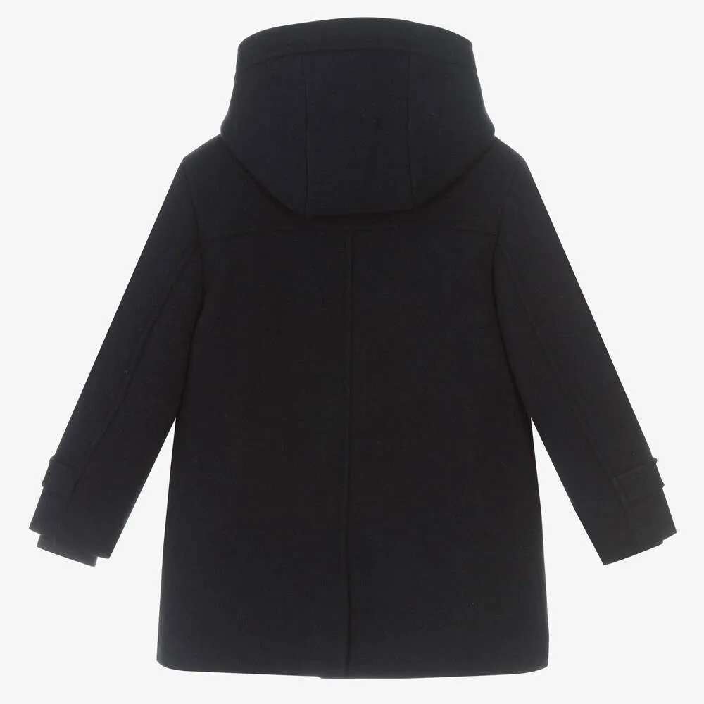 Boys Navy Blue Duffle Coat