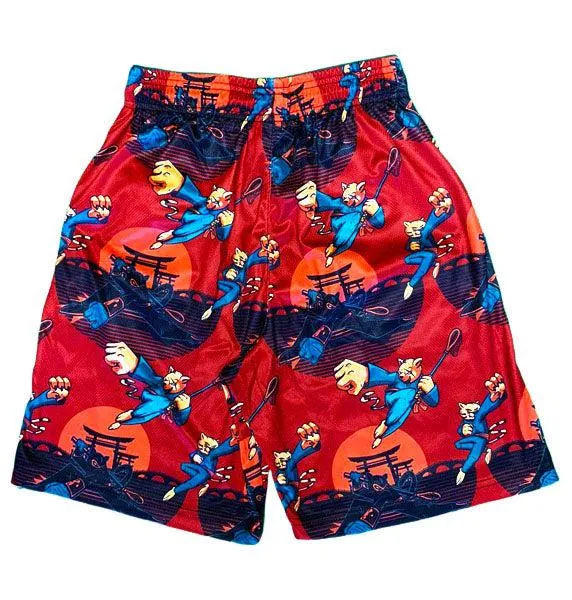 Boys Ninja Cat Short