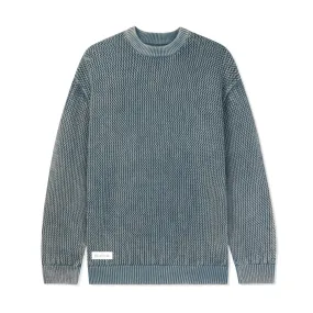 Butter Goods - Washed Knitted Sweater (Washed Navy)