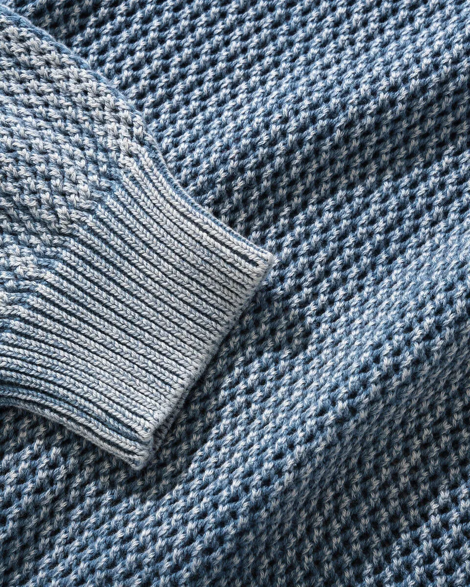 Butter Goods - Washed Knitted Sweater (Washed Navy)