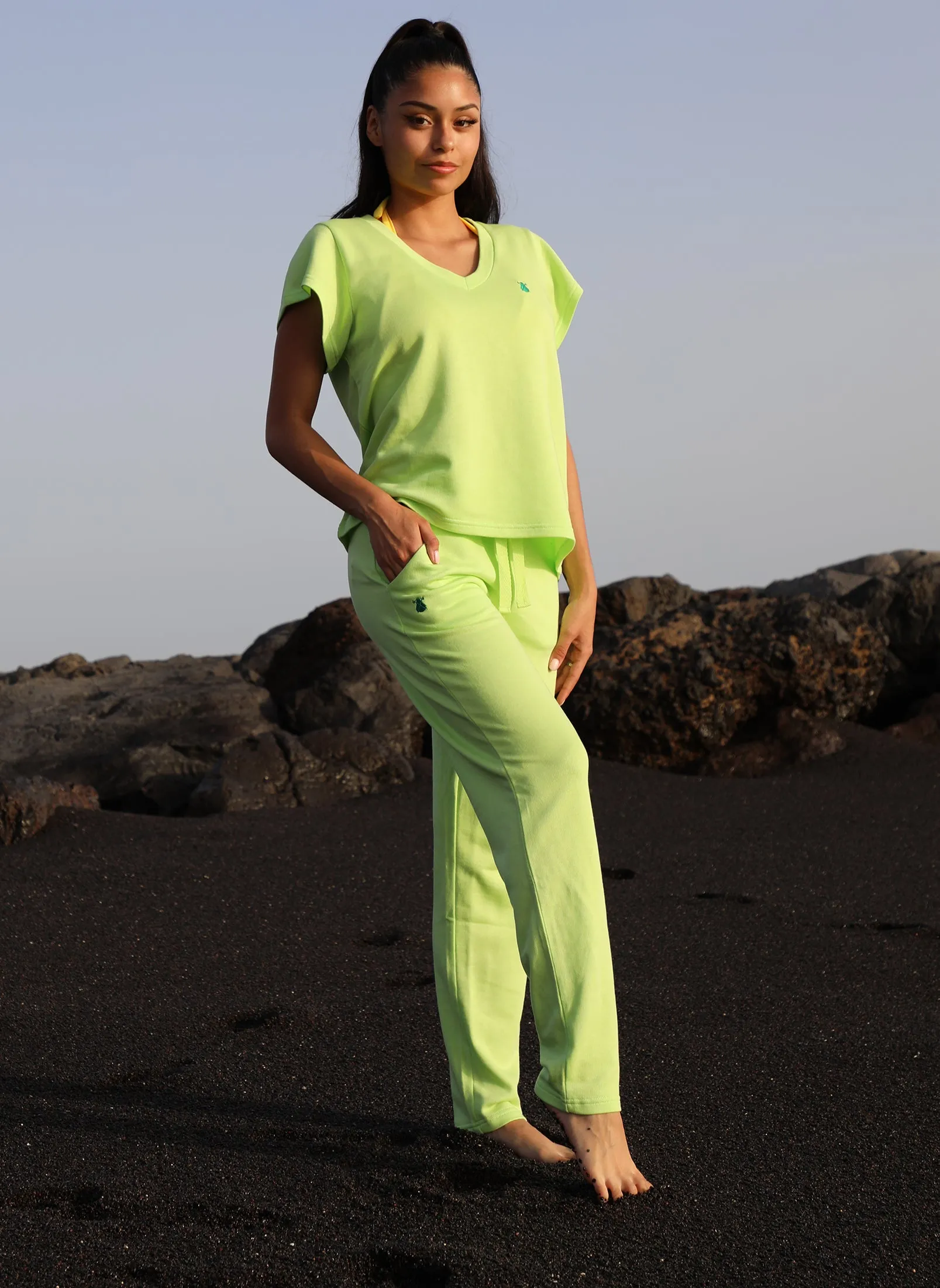 Camiseta Lima Mujer Cuello Pico