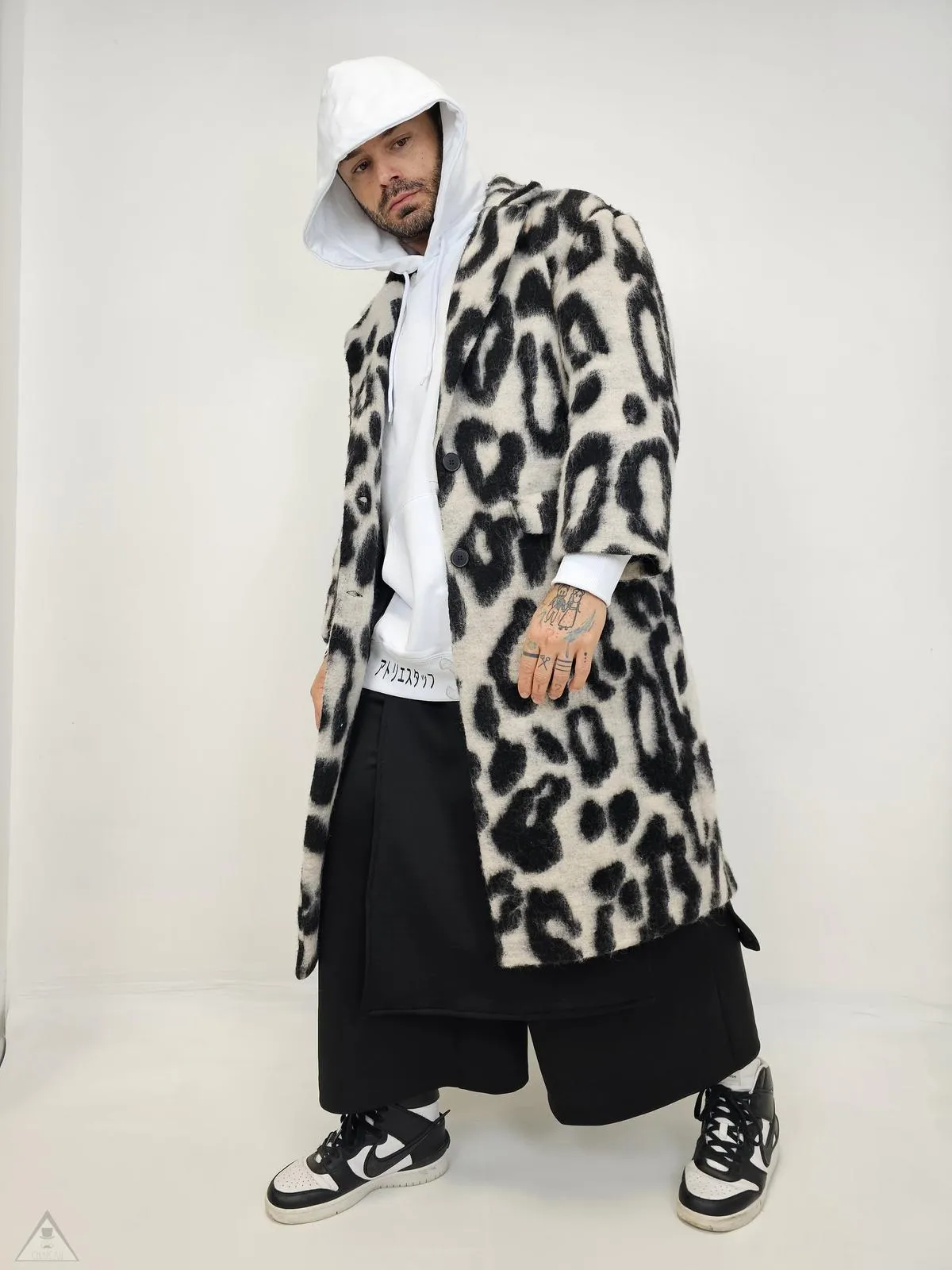 Cappotto Animalier Panna