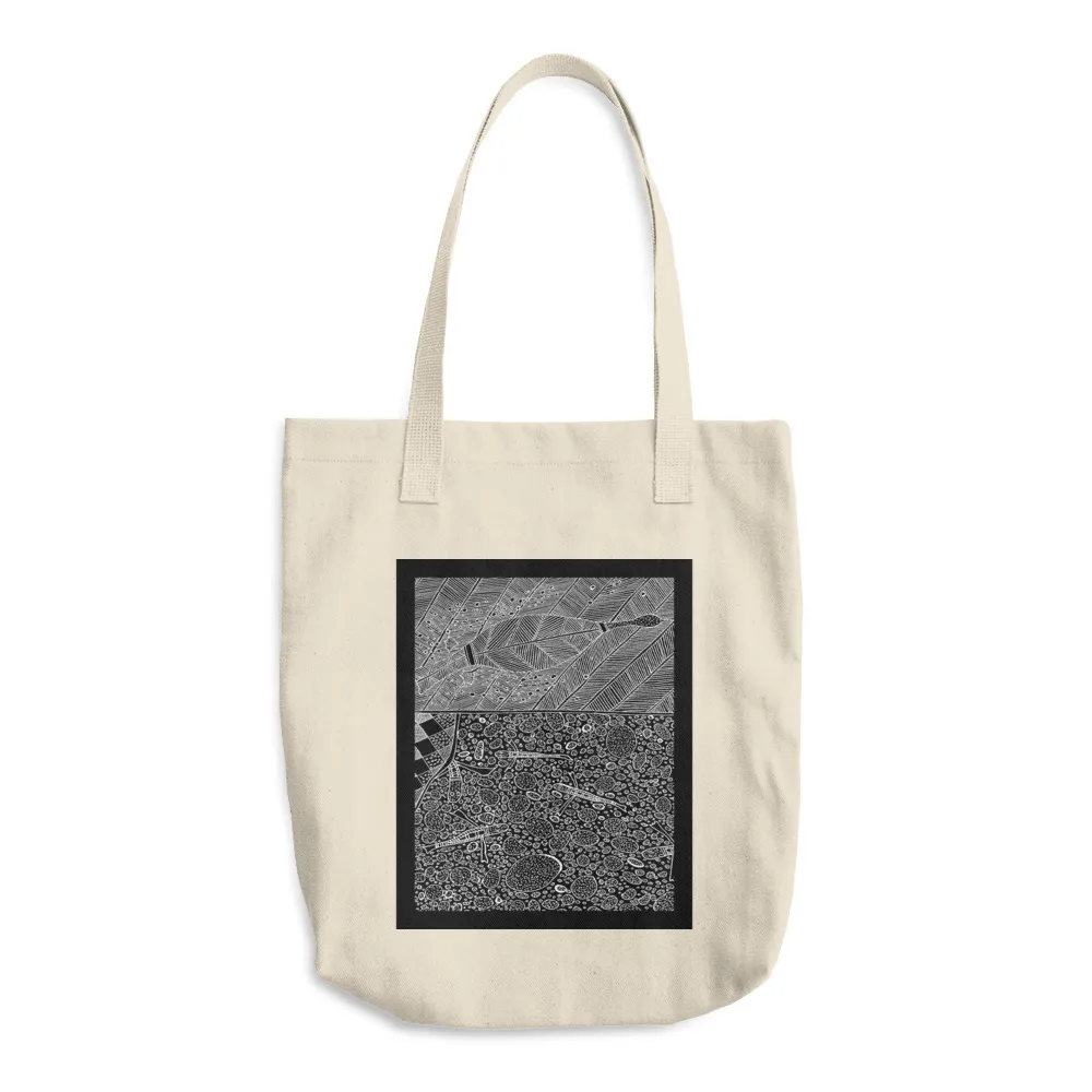 Cotton Tote Bag Barton Springs Cormorant