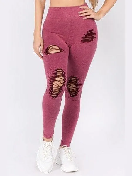 Damaged Highwaist Leggings