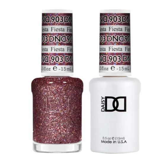 DND Matching Pair - Super Glitter Collection - 903 Fiesta