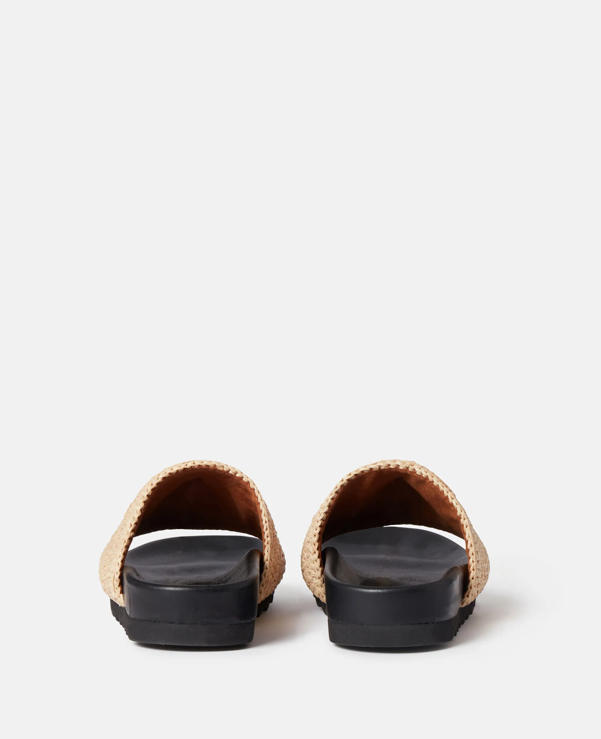 Elyse Raffia Logo Sandals