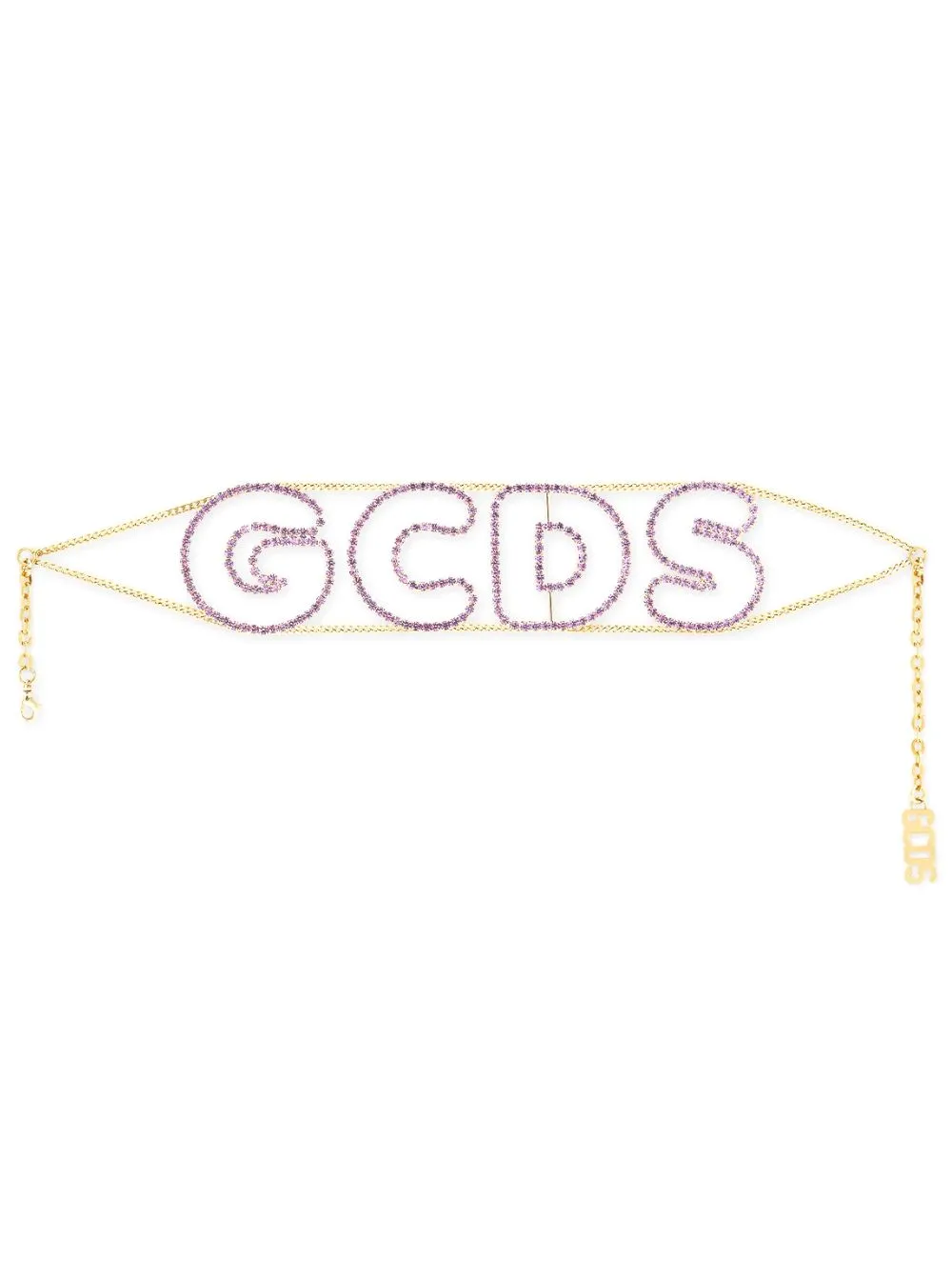 GCDS Embellished Logo Lettering Chocker