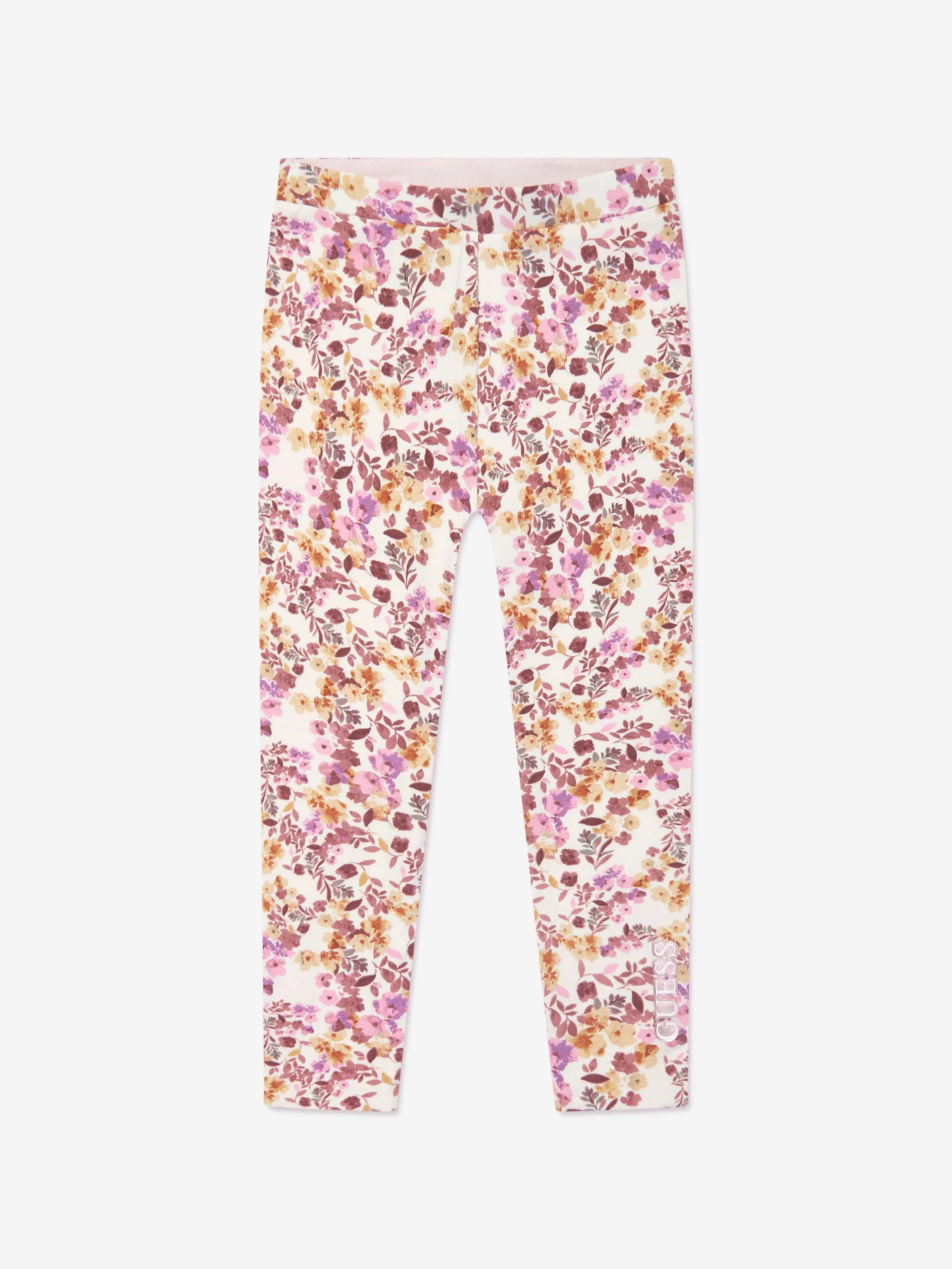 Girls Reversible Leggings in Pink