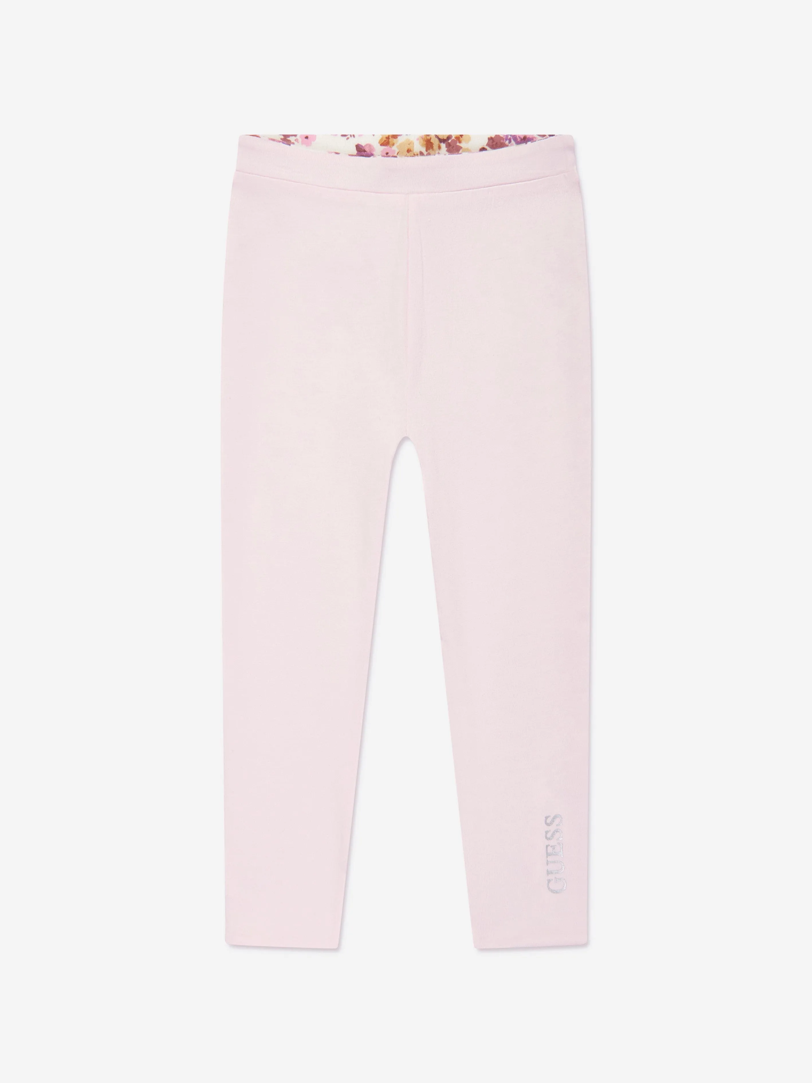 Girls Reversible Leggings in Pink