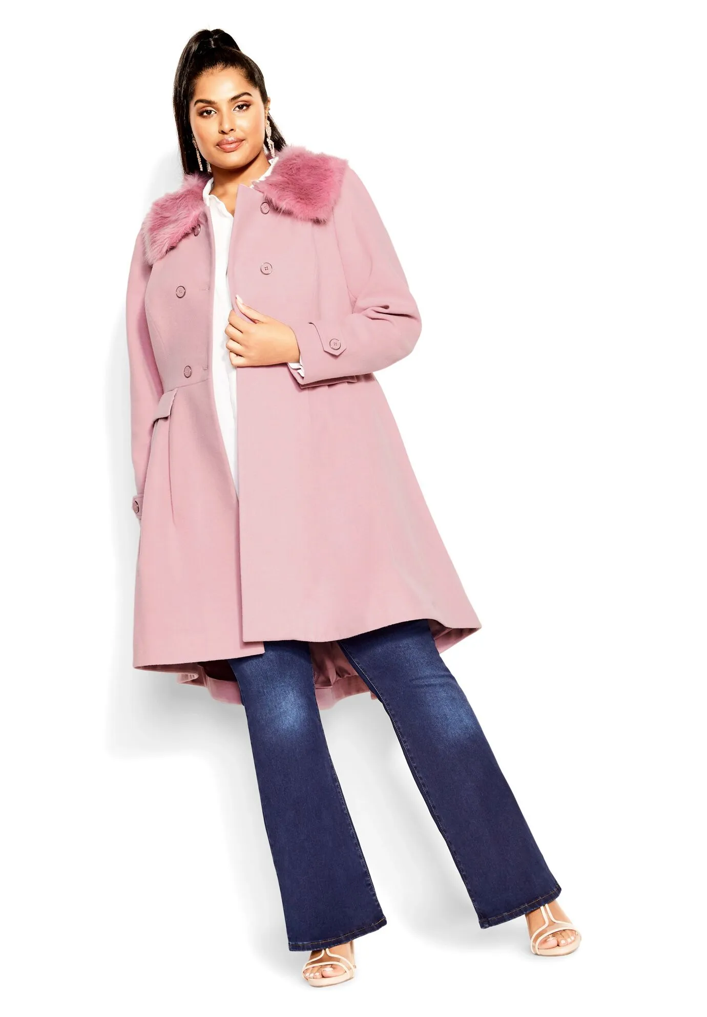 Grandiose Coat - blush