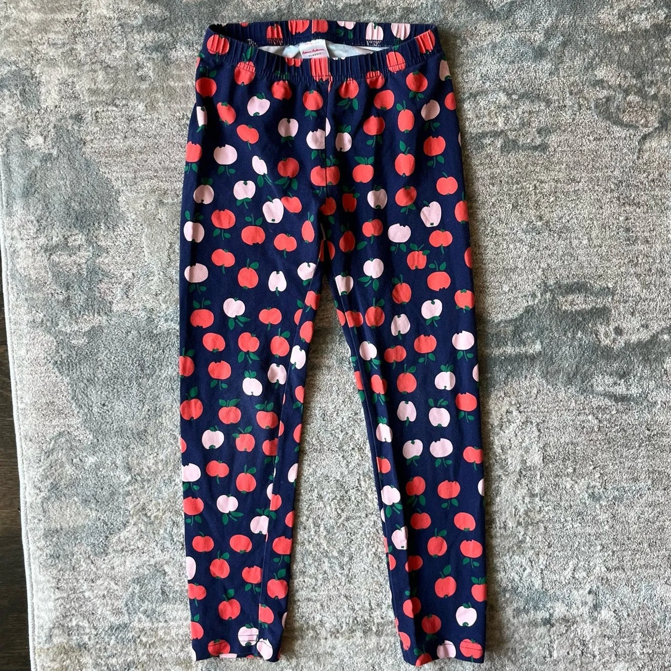 Hanna Andersson Classic Printed Apple Leggings 130 cm 8