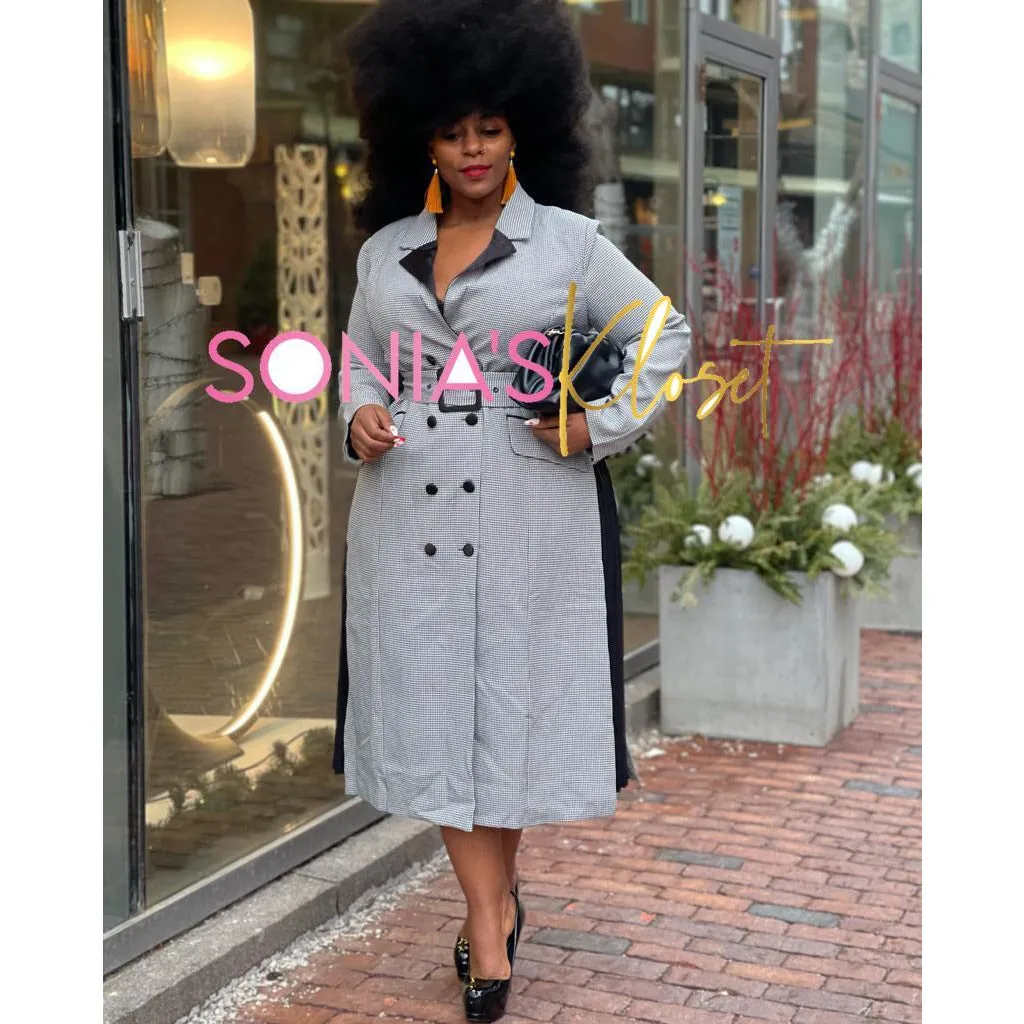 HOUNDSTOOTH COAT