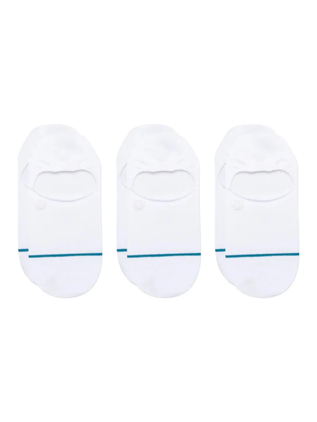 Icon No Show Sock 3 Pack - White