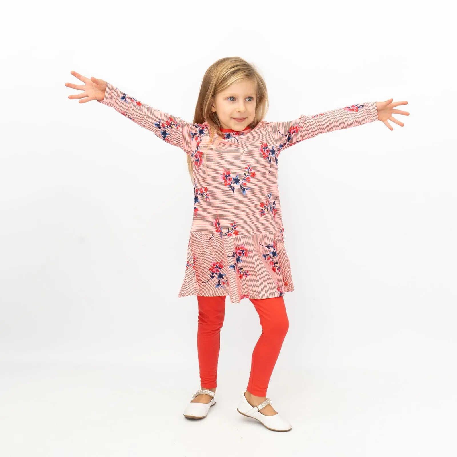 Joules Girls Iona Long Sleeve Top & Leggings Set