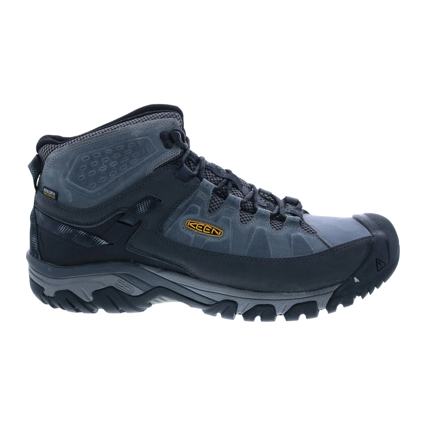 Keen Targhee III Mid Waterproof 1025164 Mens Gray Leather Lace Up Hiking Boots