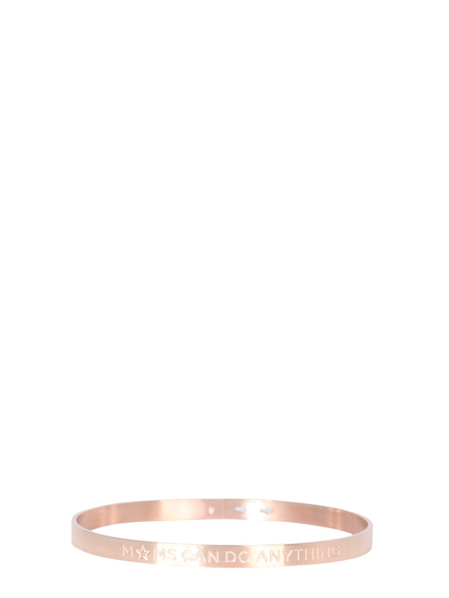 LABEL K    MOMS CAN DO ANYTHING RIGID BRACELET