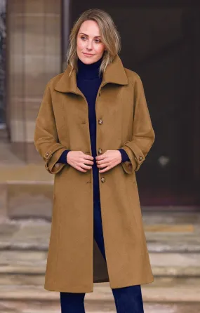 Ladies Wool Cashmere Raglan Coat