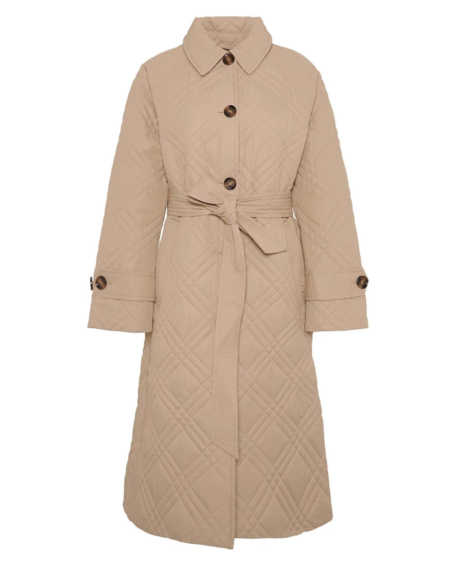  Mariah Quilted Trench Coat     