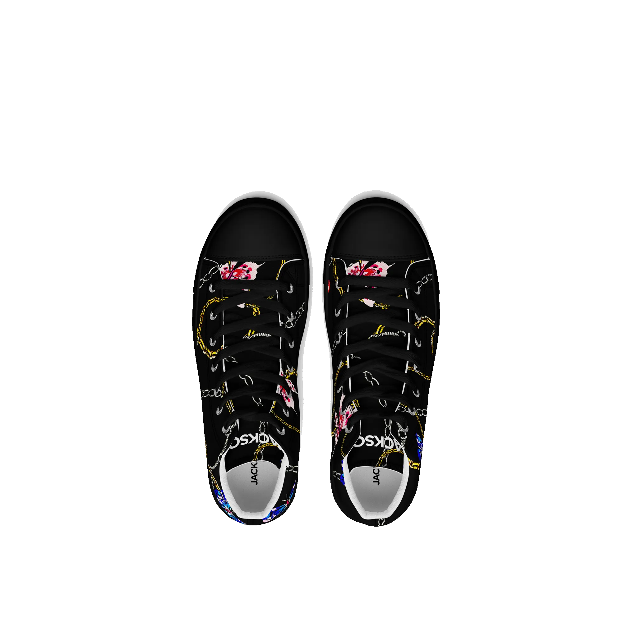 Men's Jackson Butterflies Canvas High-Top Sneaker