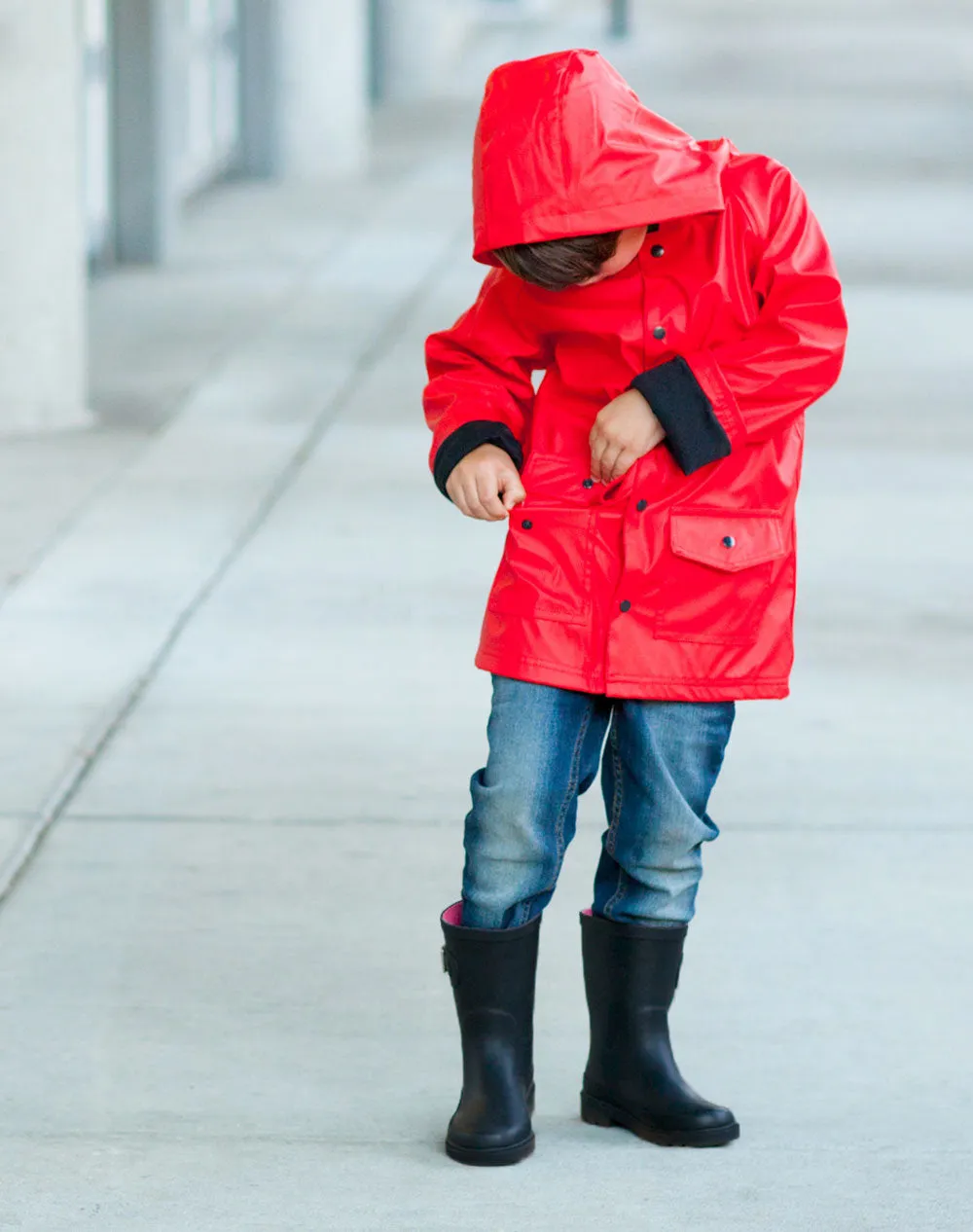 Midnight Black Buckle Boots