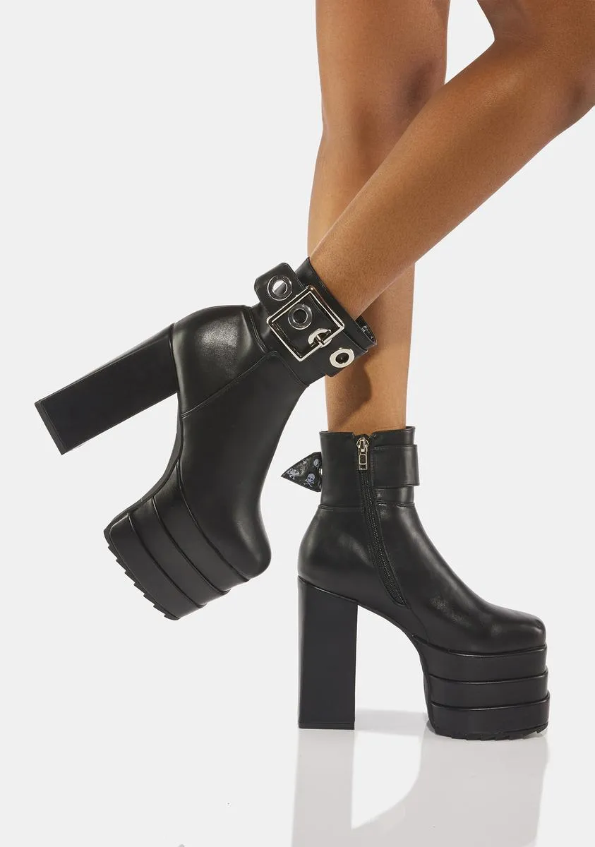 Misdemeanor Platform Boots-