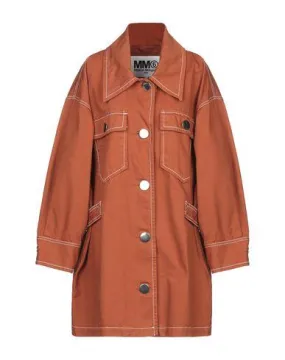 Mm6 Maison Margiela Women Denim outerwear Rust 8 UK