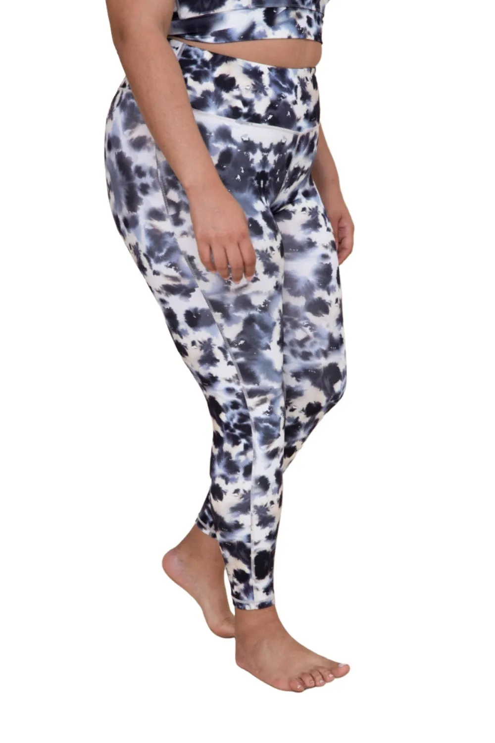 Mono B Inkblot High Waist Leggings APH3109 and Plus