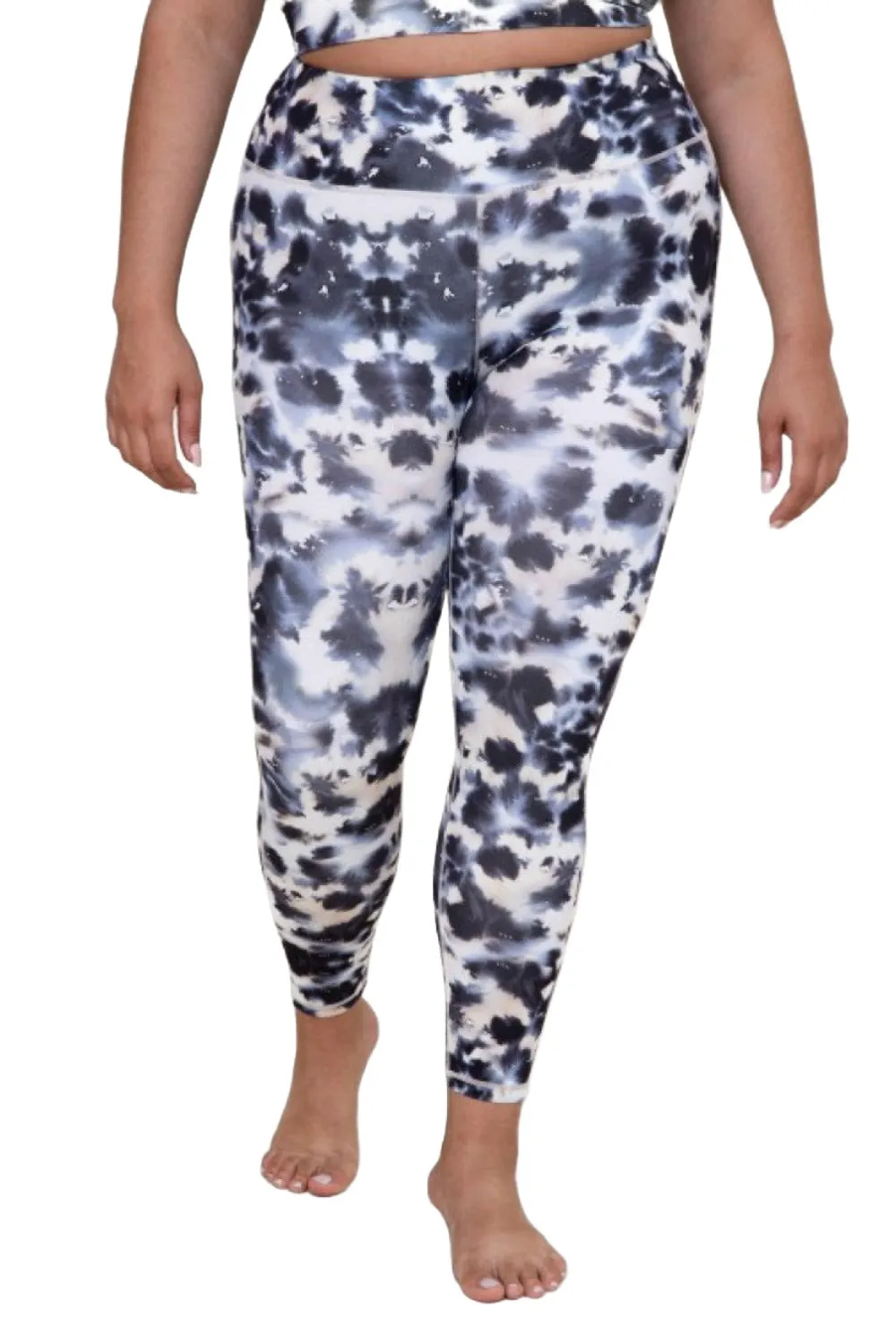 Mono B Inkblot High Waist Leggings APH3109 and Plus