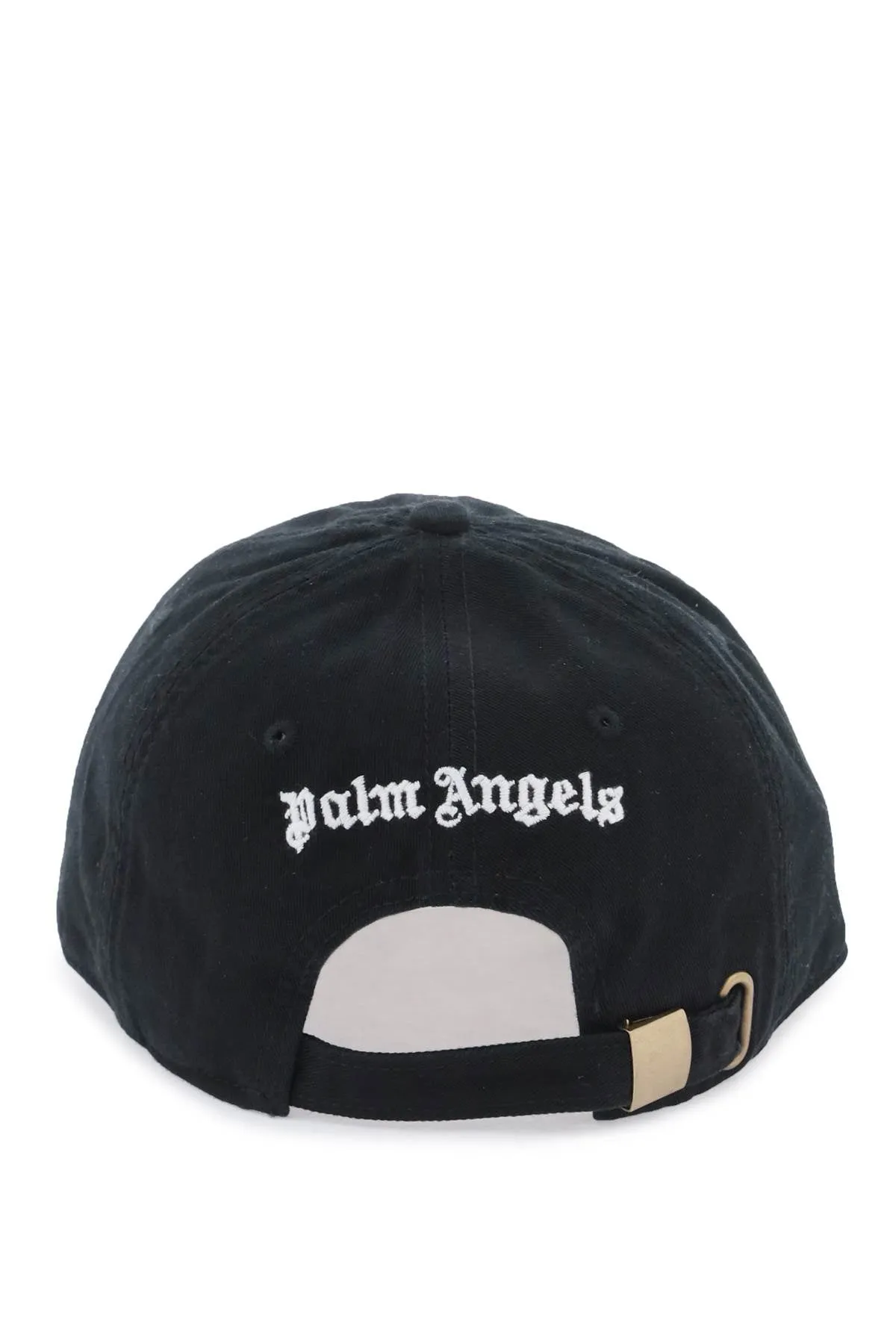 monogram baseball cap PMLB094R24FAB012 BLACK WHITE