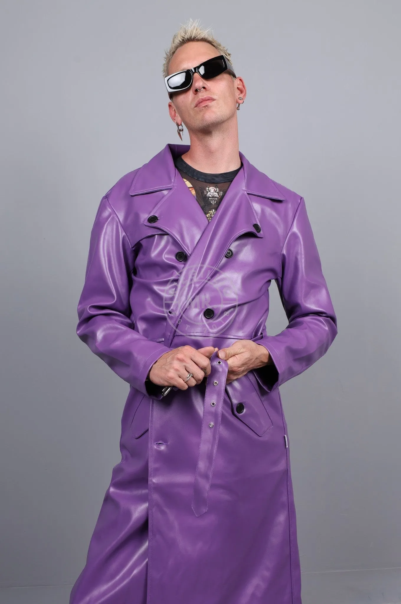 MR. Trench Coat - Neon Purple