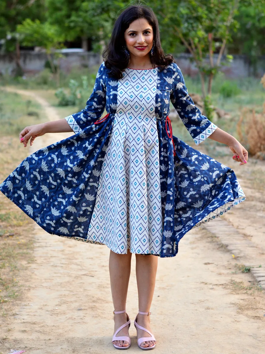 Nohra Indigo Dress