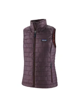 Patagonia Women's Nano Puff Vest: Obsidian Plum