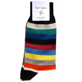 Paul Smith Floyd Striped Sock Black