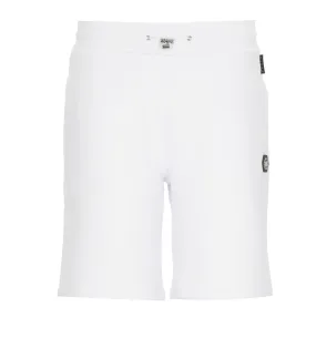 Philipp Plein Iconic Plein Logo Patch Jogging Shorts