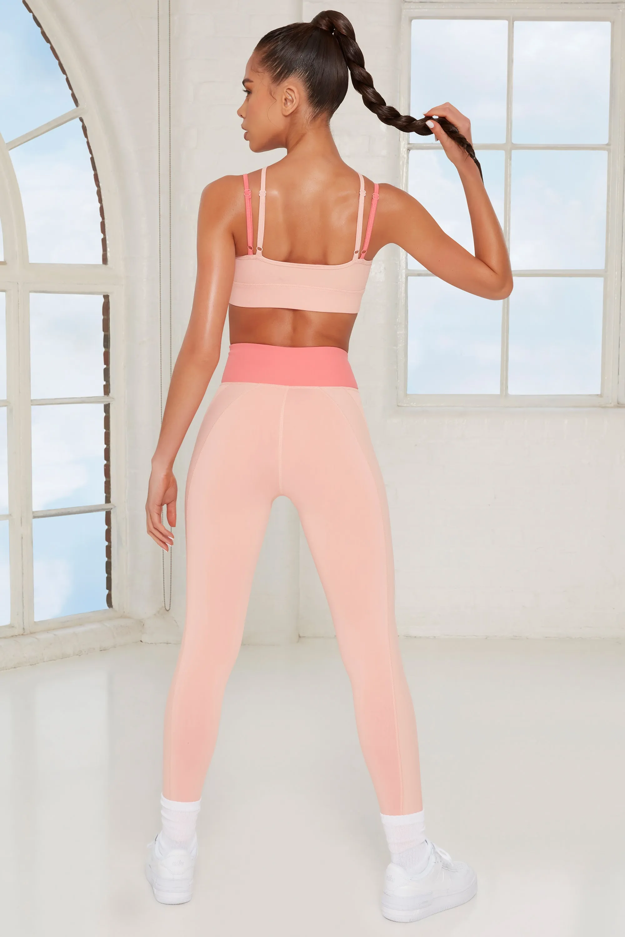 Revive Wrap V Waist Leggings in Pink