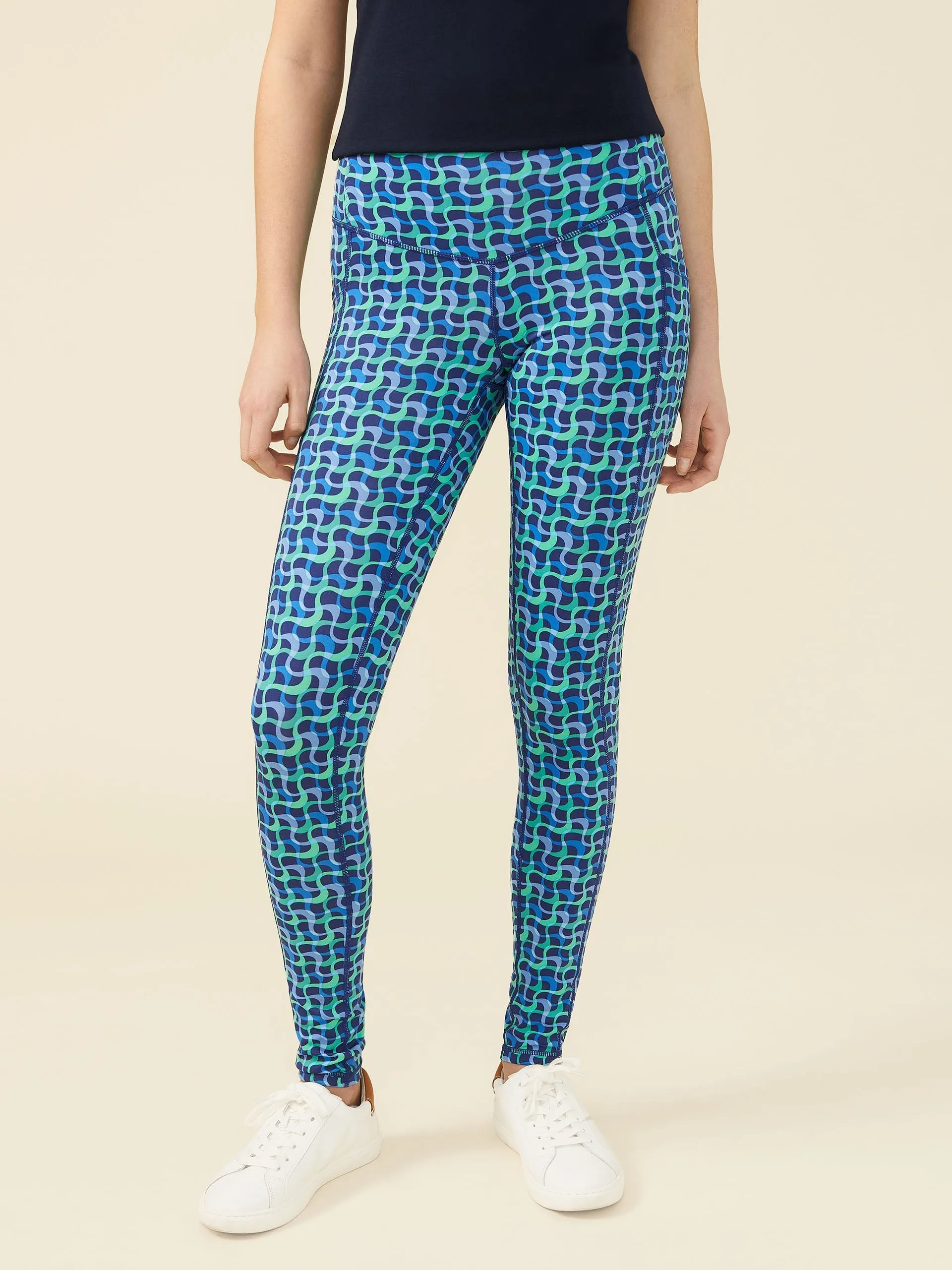 Rhonda Leggings in Ocean Ribbon