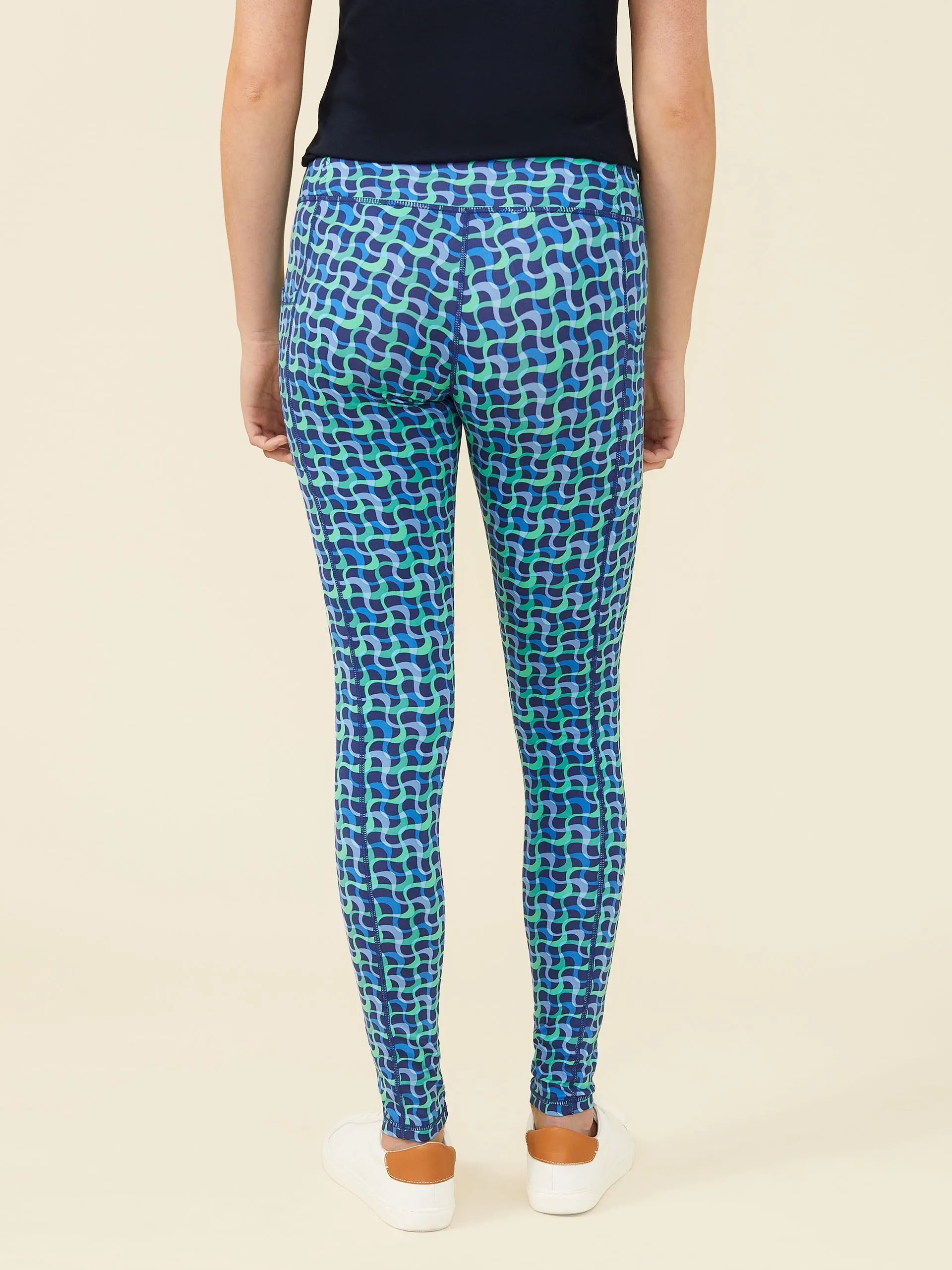 Rhonda Leggings in Ocean Ribbon