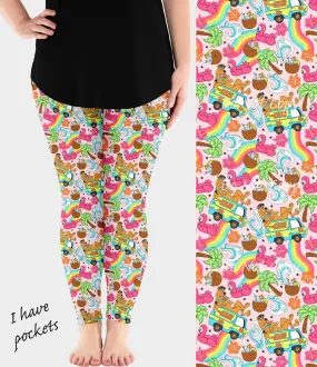 RTS - Summer Mystery Leggings w/ Pockets