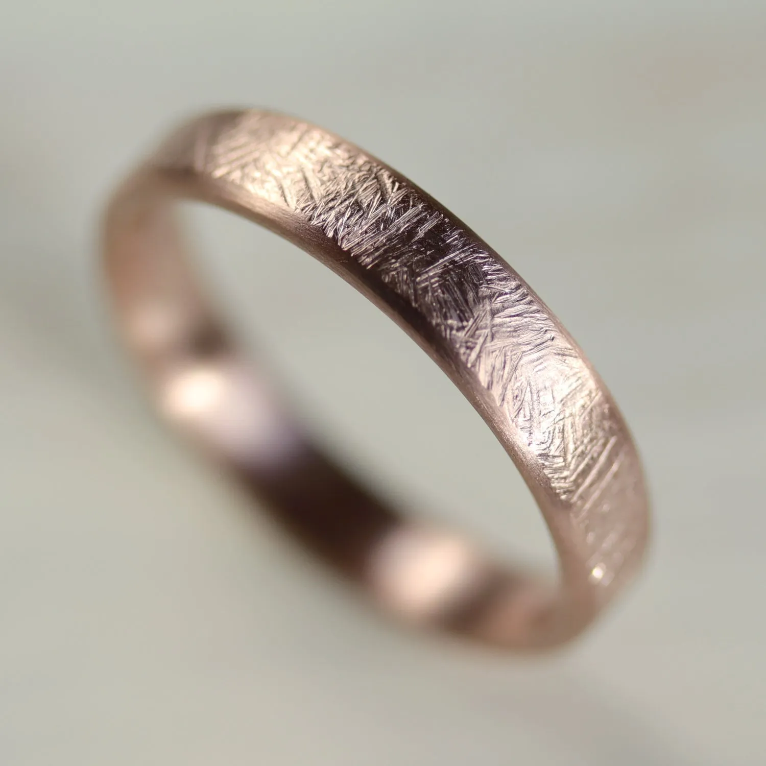 Rustic Hand-Carved Edgeless Band 