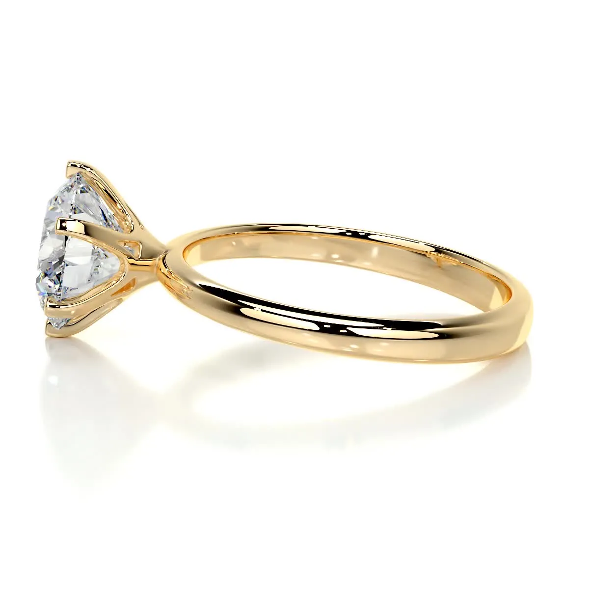 Samantha Diamond Engagement Ring -18K Yellow Gold