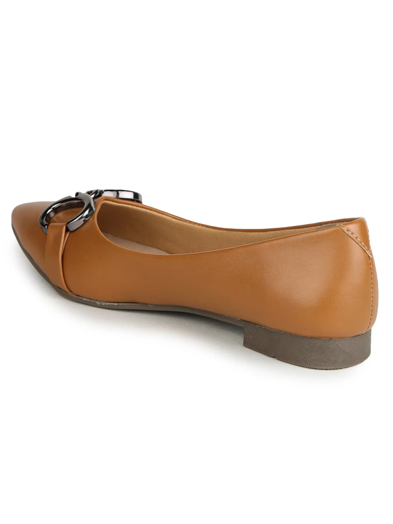 Shezone Camel Women Flats