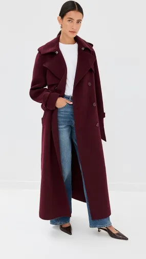 SIMKHAI   Rumi Belted Long Coat 